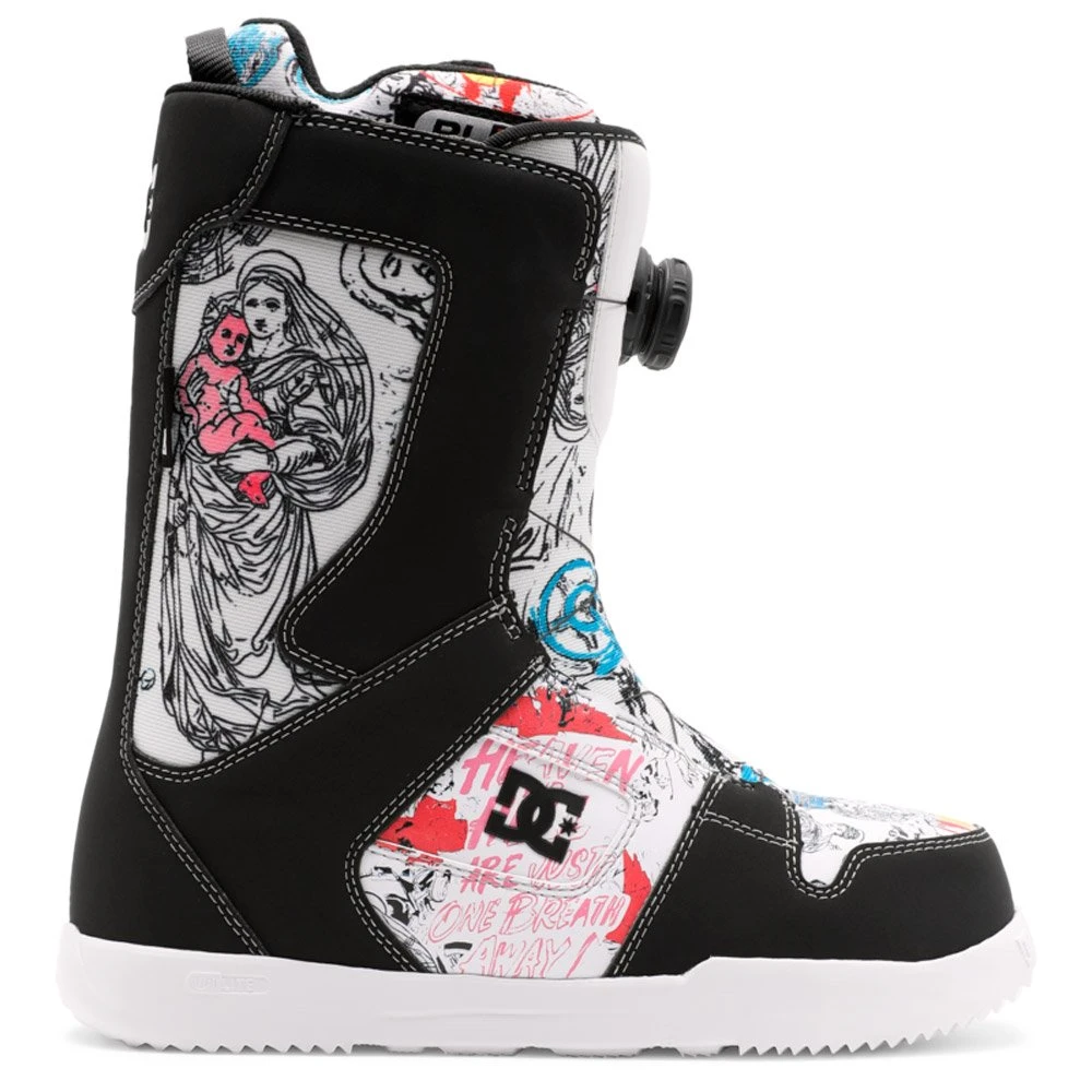 Stiefel DC AW Phase Boa White Black Print 2 Stiefel DC AW Phase Boa White Black Print – Bild 2