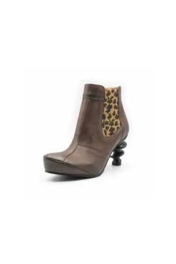 Tiggers Stiefelette - Braun - Flacher Absatz Damen Stiefel Und Stiefeletten 741414471