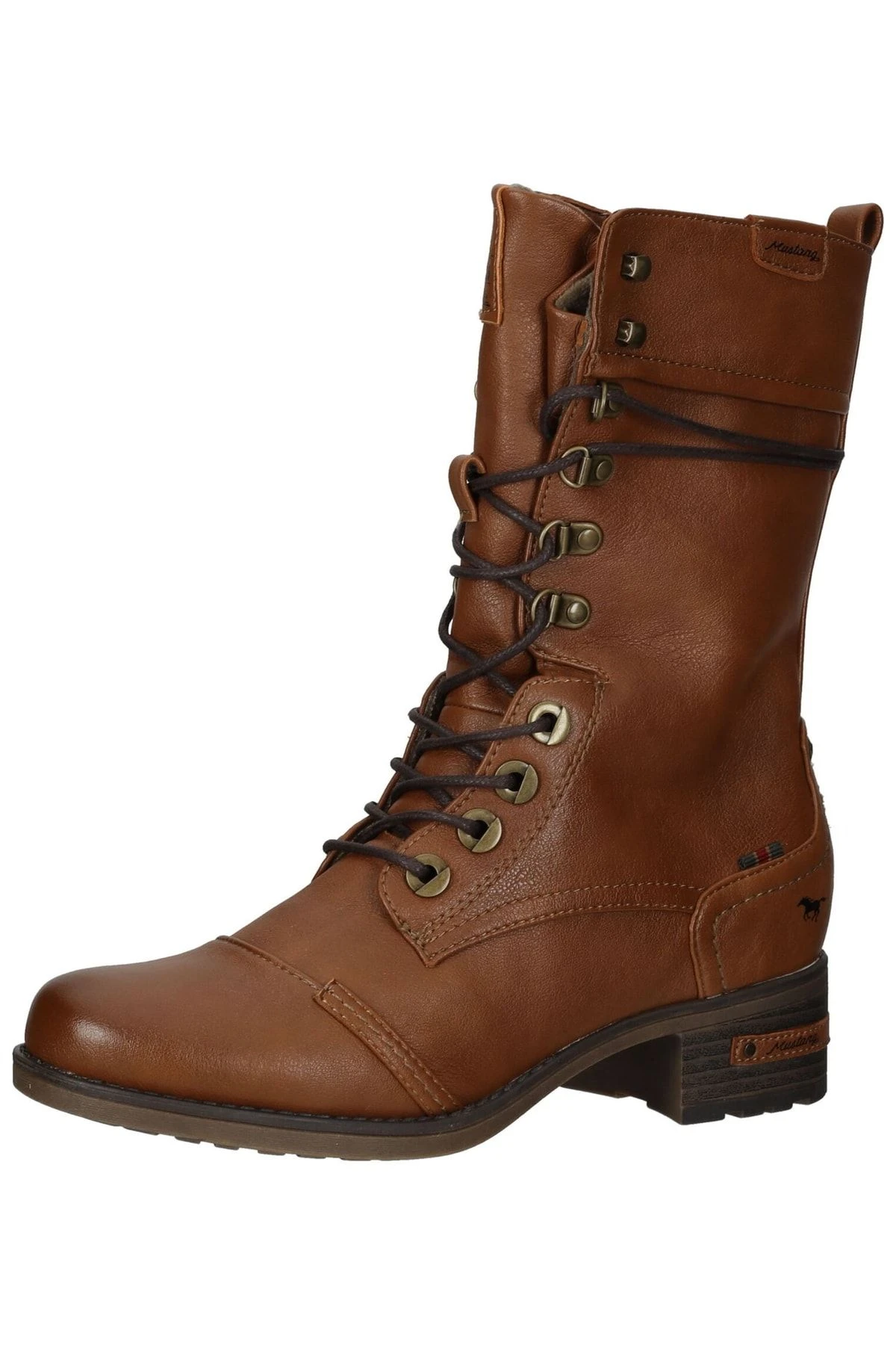 Mustang Stiefel - Braun - Blockabsatz Damen Stiefel 751341744 1 Mustang Stiefel - Braun - Blockabsatz Damen Stiefel 751341744