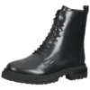 Steven New York Stiefelette - Schwarz - Blockabsatz Damen Stiefel Und Stiefeletten 731939667