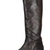 Shabbies Amsterdam Stiefel - Braun - Blockabsatz Damen Stiefel Und Stiefeletten 731939410