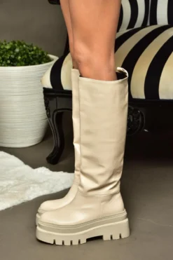 Fox Shoes Stiefel - Beige - Blockabsatz Damen Stiefel 758321620 -NITRO Verkaufsgeschäft 1 org zoom 174