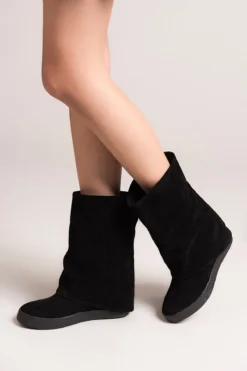 Fox Shoes Stiefel - Schwarz - Flacher Absatz