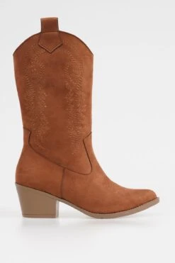 CZ London Stiefel - Braun - Blockabsatz Damen Stiefel 756826161