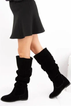 Fox Shoes Stiefel - Schwarz - Flacher Absatz Damen Stiefel 3633696