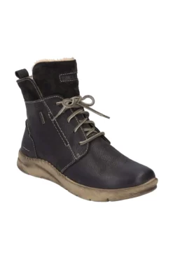 Josef Seibel Stiefel - Grau - Flacher Absatz Damen Stiefel 752405447