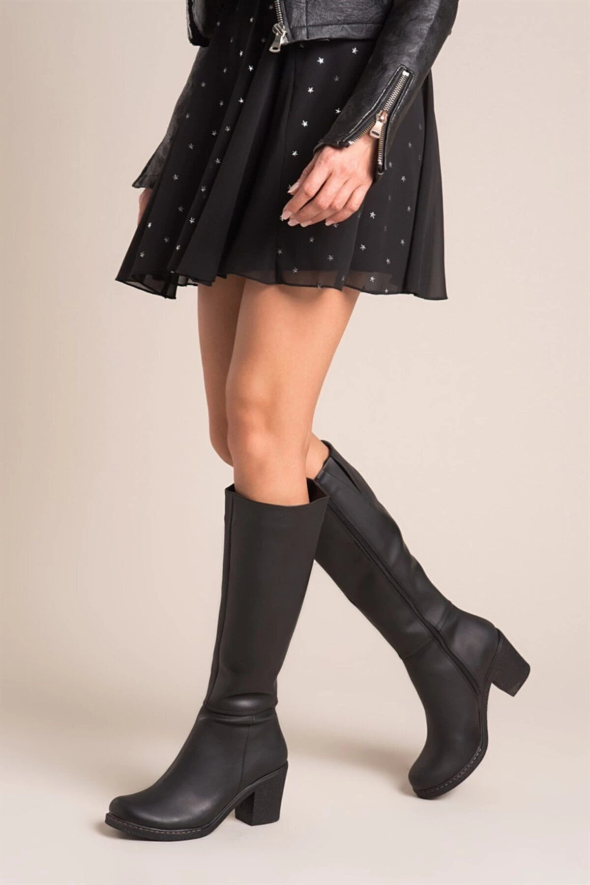 Fox Shoes Stiefel - Schwarz - Blockabsatz Damen Stiefel 1130196 1 Fox Shoes Stiefel - Schwarz - Blockabsatz Damen Stiefel 1130196