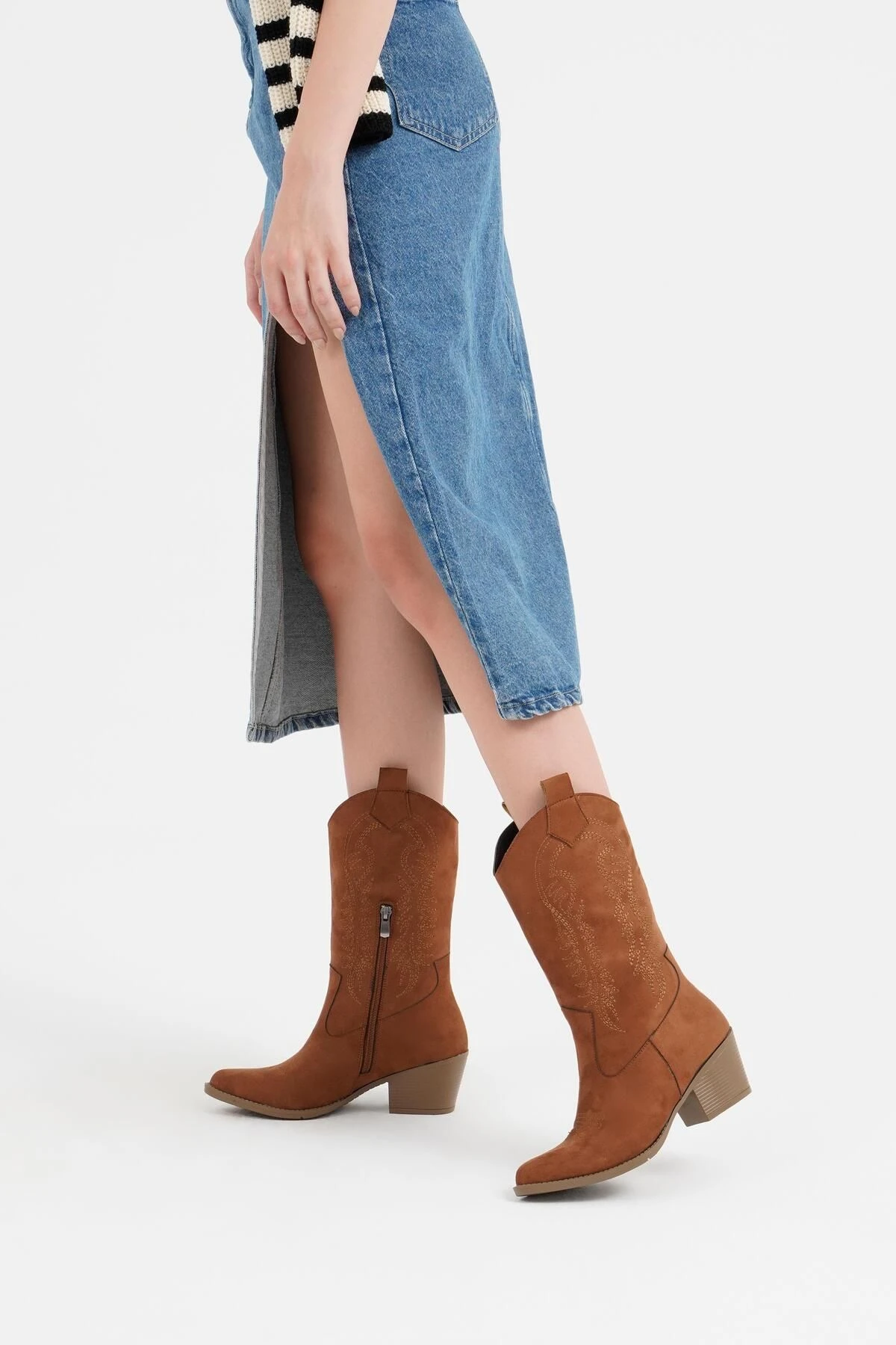 CZ London Stiefel - Braun - Blockabsatz Damen Stiefel 756826161 2 CZ London Stiefel - Braun - Blockabsatz Damen Stiefel 756826161 – Bild 2