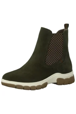 Jana Stiefelette - Khaki - Blockabsatz Damen Stiefel Und Stiefeletten 723124800