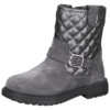 Geox Stiefel - Grau - Flacher Absatz Damen Stiefel 680280131