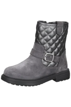 Geox Stiefel - Grau - Flacher Absatz Damen Stiefel 680280131