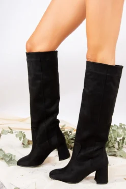 Fox Shoes Stiefel - Schwarz - Blockabsatz Damen Stiefel 50803478