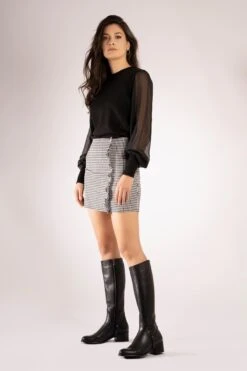 CZ London Stiefel - Schwarz - Blockabsatz Damen Stiefel 51013103