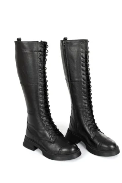 GÖNDERİ(R) Stiefel - Schwarz - Blockabsatz Damen Stiefel 380529046