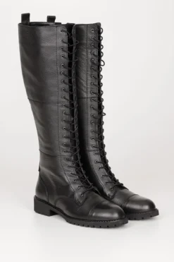 GÖNDERİ(R) Stiefel - Schwarz - Flacher Absatz Damen Stiefel 733375387