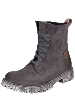 Josef Seibel Stiefel - Grau - Blockabsatz