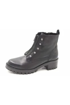 BLK 1978 Stiefelette - Schwarz - Flacher Absatz Damen Stiefel Und Stiefeletten 741398503