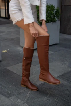 Madamra Stiefel - Braun - Flacher Absatz Damen Stiefel 758740064 -NITRO Verkaufsgeschäft 1 org zoom 466