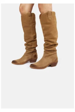 Felmini Stiefel - Grau - Blockabsatz Damen Stiefel Und Stiefeletten 745357301