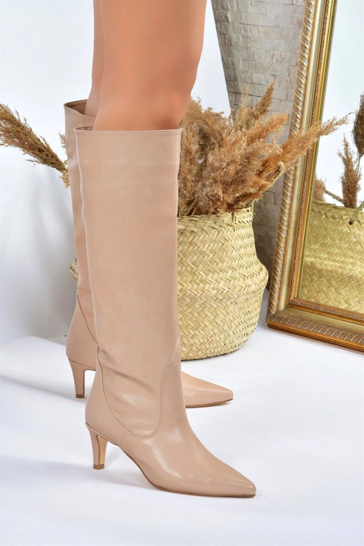 Fox Shoes Stiefel - Beige - Pfennigabsatz/Stiletto Damen Stiefel 176798222 2 Fox Shoes Stiefel - Beige - Pfennigabsatz/Stiletto Damen Stiefel 176798222 – Bild 2