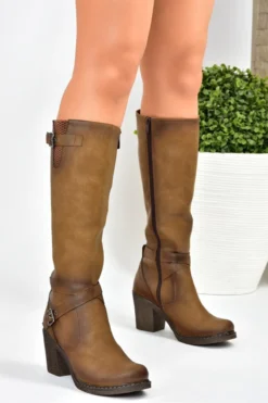 Fox Shoes Stiefel - Braun - Blockabsatz Damen Stiefel 161251097 -NITRO Verkaufsgeschäft 3 org zoom 169