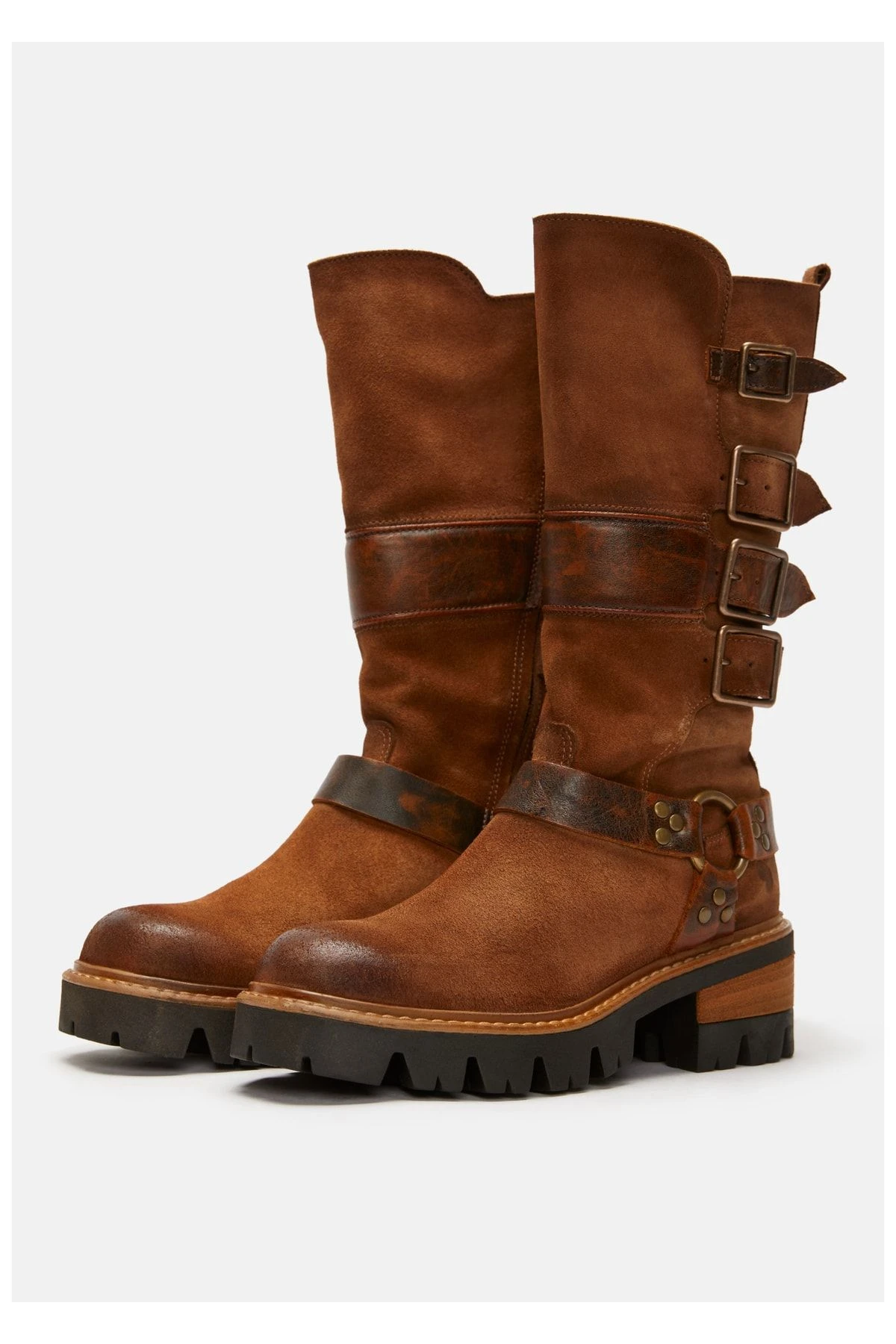 Felmini Stiefel - Braun - Blockabsatz Damen Stiefel Und Stiefeletten 745357312 3 Felmini Stiefel - Braun - Blockabsatz Damen Stiefel Und Stiefeletten 745357312 – Bild 3