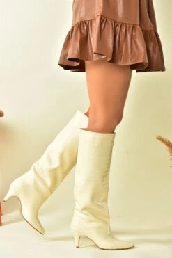 Fox Shoes Stiefel - Beige - Pfennigabsatz/Stiletto Damen Stiefel 375575429 -NITRO Verkaufsgeschäft 3 org zoom 22