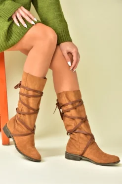 Fox Shoes Stiefel - Braun - Flacher Absatz Damen Stiefel 358142052 5 Fox Shoes Stiefel - Braun - Flacher Absatz Damen Stiefel 358142052 -NITRO Verkaufsgeschäft 3 org zoom 306