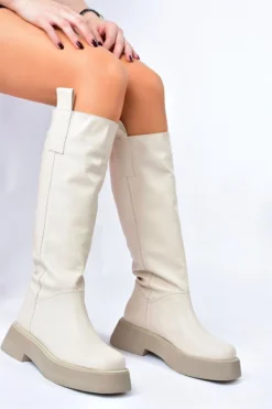 Fox Shoes Stiefel - Beige - Blockabsatz Damen Stiefel 167273314 -NITRO Verkaufsgeschäft 3 org zoom 340