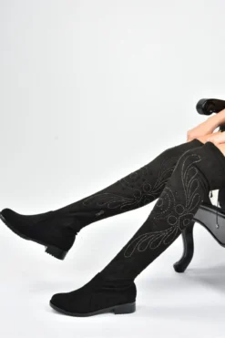 Fox Shoes Stiefel - Schwarz - Blockabsatz Damen Stiefel 137172001 -NITRO Verkaufsgeschäft 3 org zoom 374