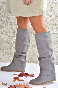 Fox Shoes Stiefel - Grau - Flacher Absatz Damen Stiefel 186865503 5 Fox Shoes Stiefel - Grau - Flacher Absatz Damen Stiefel 186865503 -NITRO Verkaufsgeschäft 3 org zoom 74