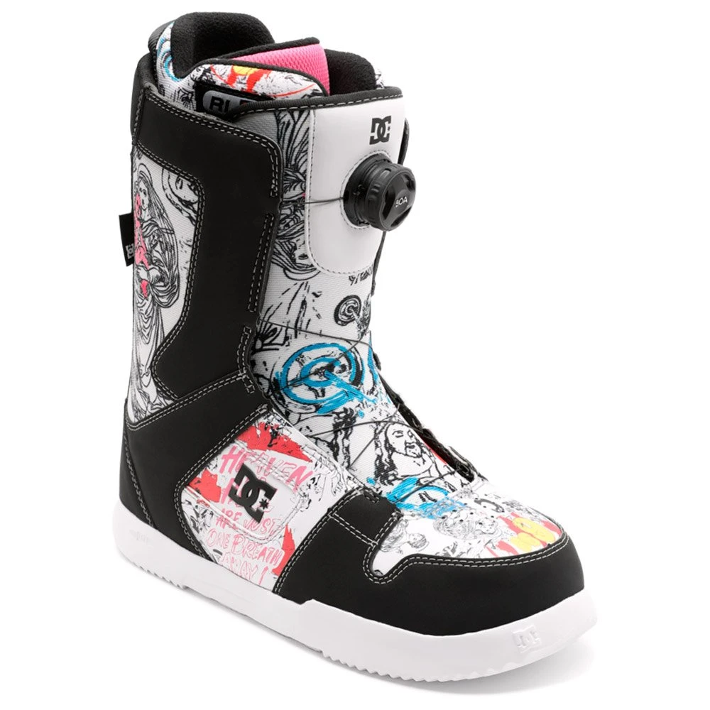 Stiefel DC AW Phase Boa White Black Print 1 Stiefel DC AW Phase Boa White Black Print